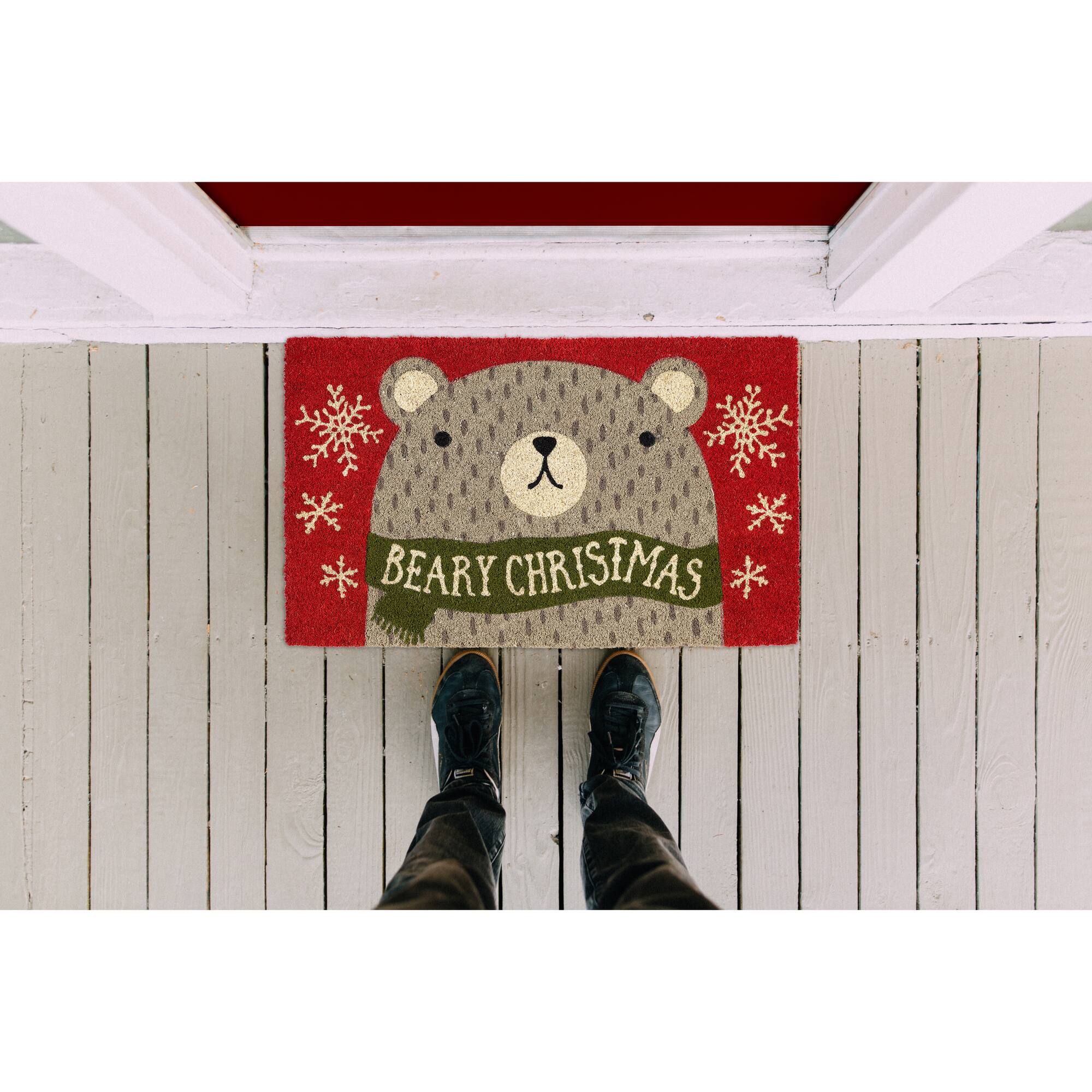 DII® Beary Christmas Doormat